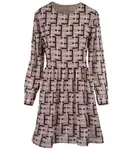Pri Subtle dress with a geometric pattern