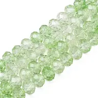 Transparent Glass Beads Strands