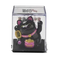 Plastic Solar Powered Japanese Lucky Cat Figurines