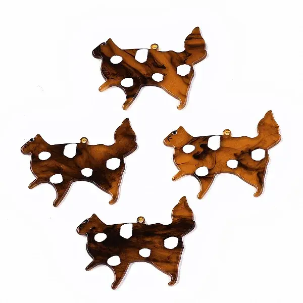 Translucent Cellulose Acetate(Resin) Pendants