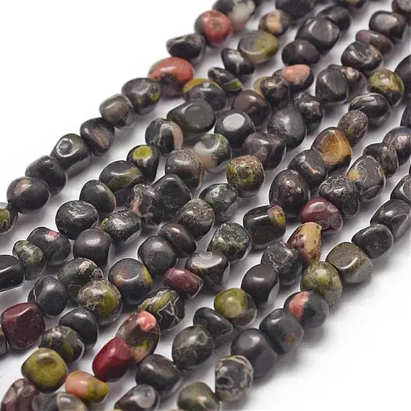 Natural Plum Blossom Jasper Beads Strands
