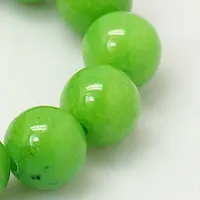 Natural Mashan Jade Round Beads Strands