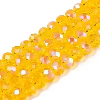 Electroplate Glass Beads Strands