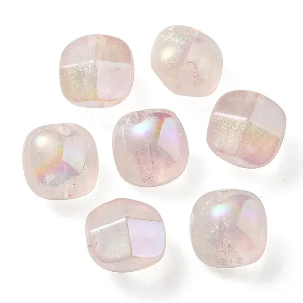 UV Plating Luminous Transparent Acrylic Beads