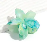 5-Petals Flower Shapes Plastic Claw Hair Clips