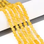 Dyed Natural White Jade Beads Strands