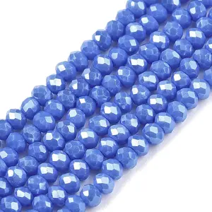 Electroplate Glass Beads Strands