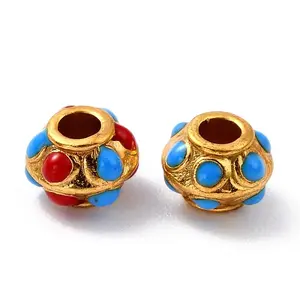 Alloy Enamel Beads