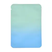Two Tone Rectangle Plastic Zip Lock Gift Bags