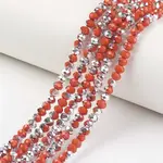 Electroplate Opaque Glass Beads Strands