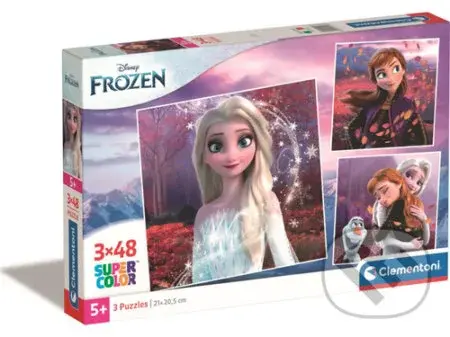 3x48 Frozen - puzzle z kategorie 15 - 60 dílků