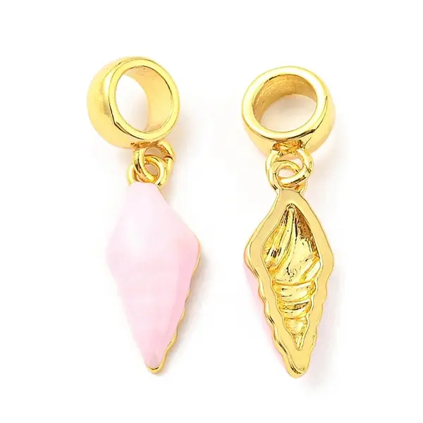 Brass Enamel European Dangle Charms