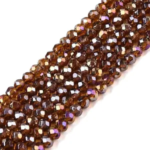 Electroplate Glass Beads Strands
