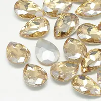 Pointed Back Glass Rhinestone Cabochons
