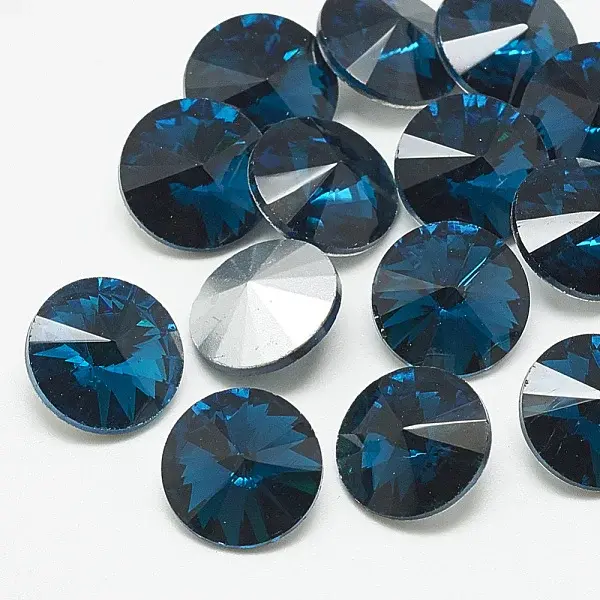 Pointed Back Glass Rhinestone Cabochons