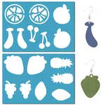 Acrylic Earring Handwork Template