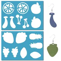 Acrylic Earring Handwork Template