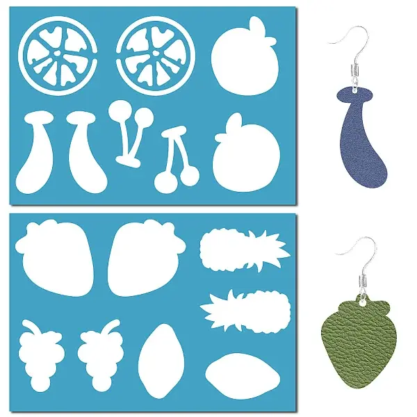 Acrylic Earring Handwork Template