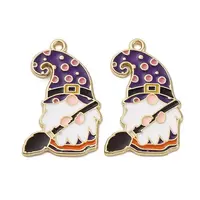 Halloween Alloy Enamel Pendants