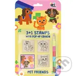 Razítka 3+1 s voskovkou Domácí zvířáta