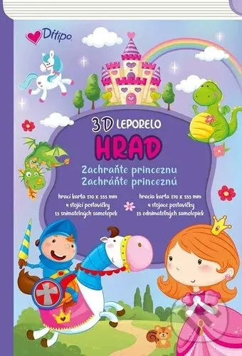 3D Leporelo Hrad (Zachraňte princeznu/Zachráňte princeznú) - kniha z kategorie Pohádky