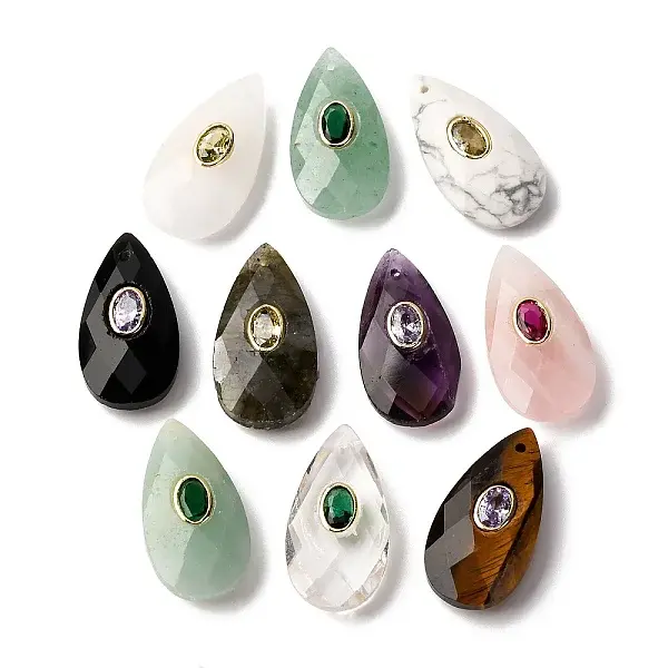 Natural Mixed Gemstone Pendants