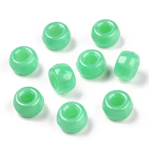 Plastic Pearlized Beads