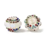 Sparkling Acrylic Rhinestone Round Beads