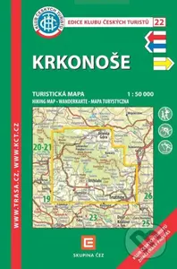 KČT 22 Krkonoše 1:50T Turistická mapa - kniha z kategorie Mapy Evropy
