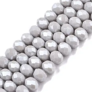 Electroplate Glass Beads Strands