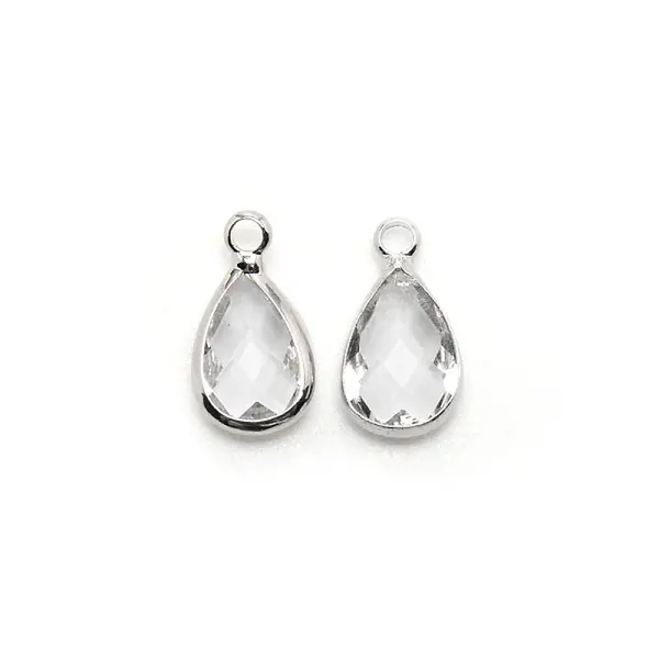 Faceted Glass Pendants