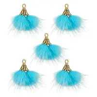 Faux Mink Fur Tassel Pendant Decorations