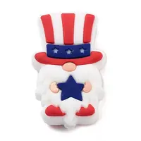 Independence Day Theme Silicone Beads