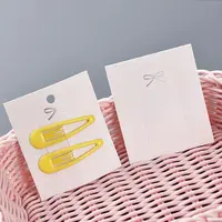 Paper Hair Clip Display Cards