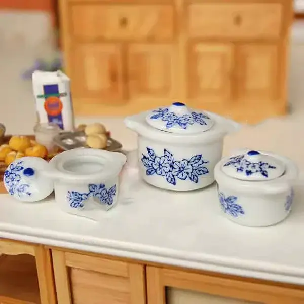 DIY Dollhouse Mini Porcelain Kitchenware