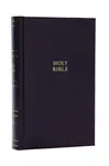 NKJV Personal Size Large Print Bible with 43,000 Cross References, Black Hardcover, Red Letter, Comfort Print - Thomas Nelson