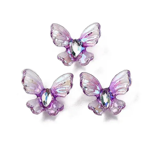 Rainbow Color Resin Cabochons