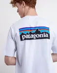 Patagonia M's P-6 Logo Responsibili-Tee White XL