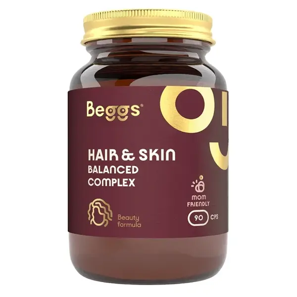BEGGS Hair&skin balanced complex 90 kapsúl