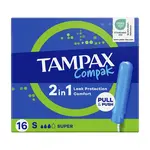 TAMPAX Compak Super Tampóny s aplikátorom 16 kusov