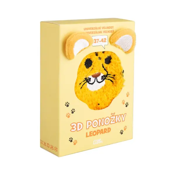 3D ponožky - Leopard ALBI