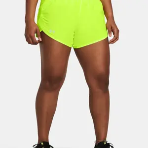 Under Armour Kraťasy UA Fly By 3'' Shorts-GRN - Dámské