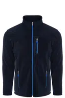 24601 Dewberry 5 Pocket Outdoor Full Zipper Fleece Jacket-NAVYVERT-2