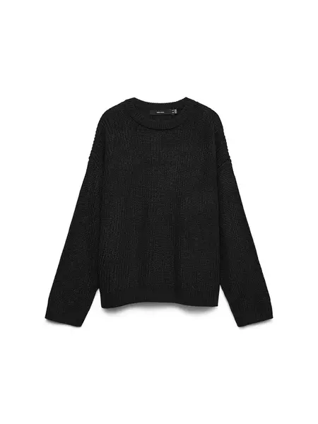 VERO MODA Sveter 'VMLEA'  čierna