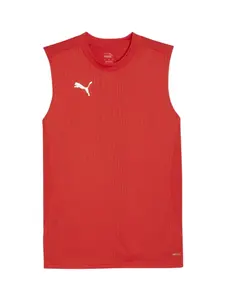 PUMA Funkčné tričko  červená / biela