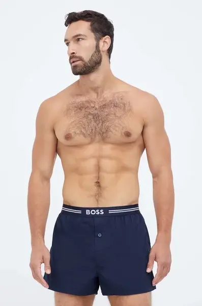 BOSS Bavlněné boxerky BOSS 3P Woven Boxer 3-pack