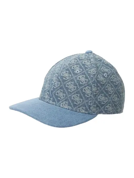 GUESS Čiapka 'BERLIN'  piesková / modrá denim