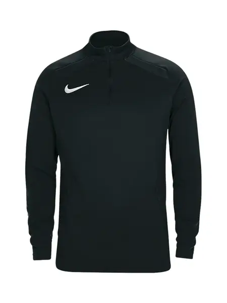 NIKE Športová mikina  čierna / biela