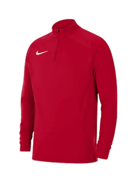 NIKE Športová mikina  červená / biela