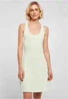 Dámské modální krátké šaty se zádovými košilemi světle mátové